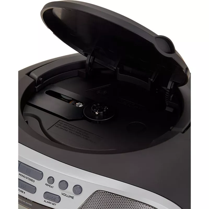 Aiwa BBTU-400SL Przenośny system stereo CD/FM RDS/USB/Bluetooth Srebrny Odtwarzanie MP3
