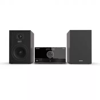 Aiwa MSBTU-600 50W Bluetooth CD Mikro wieża Hi-Fi z radiem FM, USB, wejściem Aux, wyświetlaczem LED, pilotem, czarna
