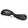 Akyga AK-PC-06A Kabel zasilający 3m CEE 7/7 do IEC C13 Black