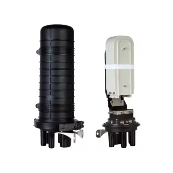 ALANTEC FOM-72K Pionowa Złączka Światłowodowa, 72 Splice, Kompletny Zestaw z Tackami, Osłonami Splice, Zestawem Montażowym