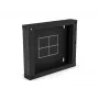 ALANTEC Sekcja Tylna (Na Zawiasach/Składana) do Szaf SW-15U-600-450-01-C, Czarna 150mm