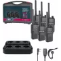 Albrecht Tectalk Worker 3 PMR446 Walkie-Talkie Zestaw – 6 Radiotelefonów z Kufrem Narzędziowym