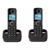 Alcatel 8517180090 Telefon stacjonarny przewodowy z dużymi klawiszami, czarny