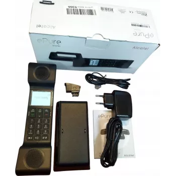 Alcatel ePure Iconic Telefon bezprzewodowy DECT (czarny)