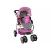 ALICE Baby Doll Stroller 2-in-1 Carrycot Bag Pink Stars