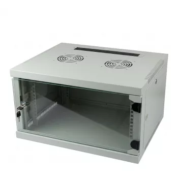 ALLNET 19 inch Szafa ścienna 4U jednoczęściowa 594x541mm jasnoszara seria SMQ