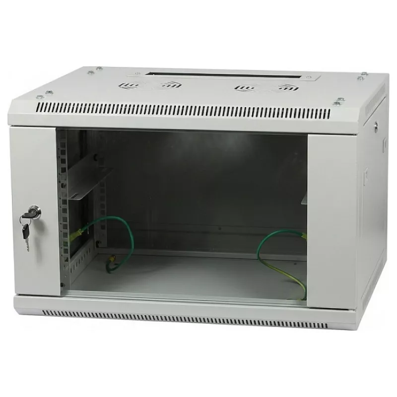 ALLNET 19 inch Szafa ścienna 15U Głębokość 600mm Jasnoszara Flat Pack Seria SMA
