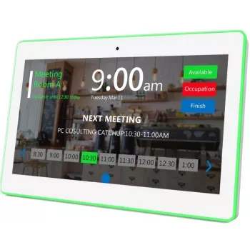 ALLNET MeetTwo-130B 13 inch tablet do sali konferencyjnej z RGB LED, Android 16, NFC/RFID, czarny
