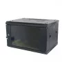 Obudowa ścienna ALLNET SMA-Series 19 inch 9U 1-częściowa 600mm Głębokość Czarna Flat Pack
