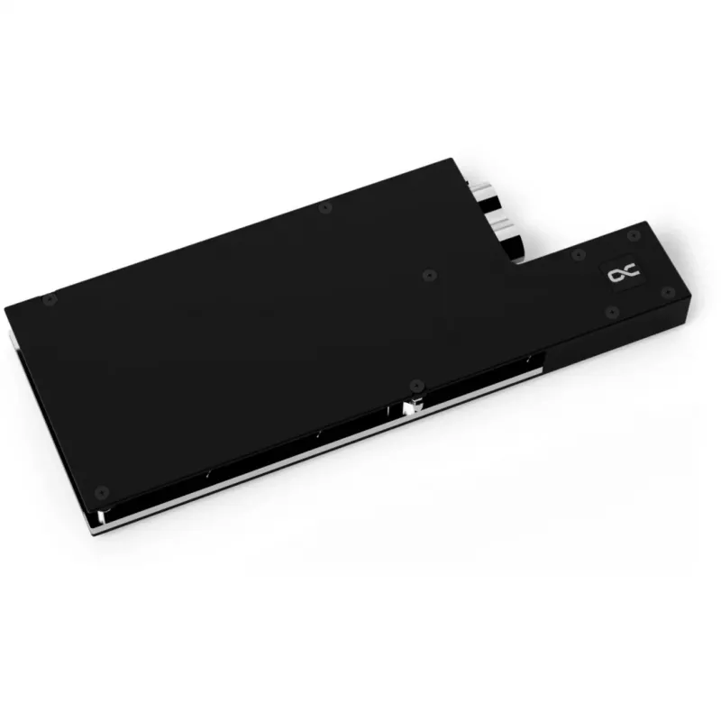 Alphacool 13725 Blok wodny CPU z płytą montażową - miedź niklowana, akrylowa góra, G1/4 inch, Intel LGA 115x/1200/1700/2011/2066, AMD AM4