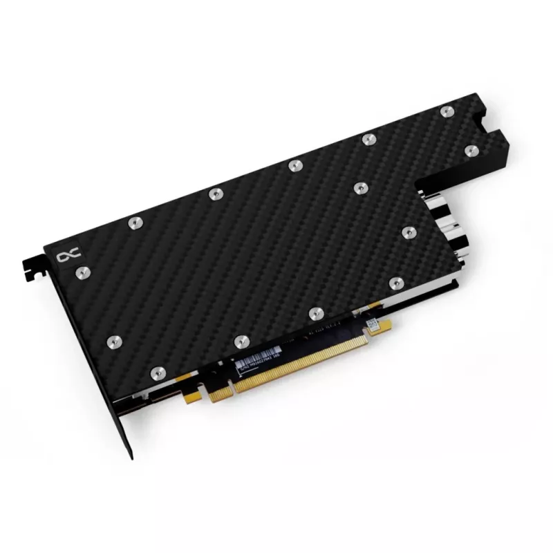 Alphacool 13725 Blok wodny CPU z płytą montażową - miedź niklowana, akrylowa góra, G1/4 inch, Intel LGA 115x/1200/1700/2011/2066, AMD AM4