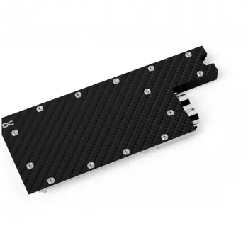 Alphacool 13725 Blok wodny CPU z płytą montażową - miedź niklowana, akrylowa góra, G1/4 inch, Intel LGA 115x/1200/1700/2011/2066, AMD AM4