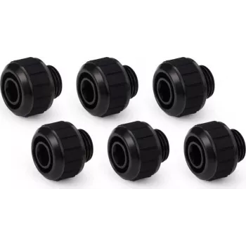 Alphacool Apex Grip złącze kompresyjne 13/10mm G1/4 czarne, zestaw 6 szt. (14920)