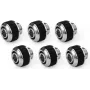 Alphacool Apex Grip złączka kompresyjna 13/10mm G1/4 chrom - 6 sztuk 14921