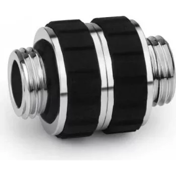 Alphacool Apex Grip złączka dwustronna G1/4 męski-męski obrotowa chrom 14918