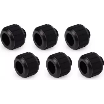 Alphacool Apex Grip HardTube Złączka Zaciskowa 13mm G1/4 - Głęboka Czerń, 6-Pak 14926