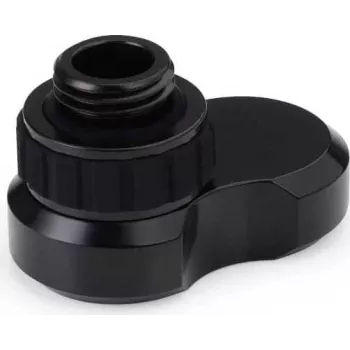 Alphacool Apex Grip złączka offsetowa 16mm G1/4 męska na żeńską obrotowa czarna 14813