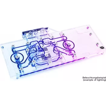 Alphacool Eisblock XPX blok wodny CPU backplate - wsparcie montażu Intel LGA 1700/1200/115x/2011/2066, stal, czarny 11961