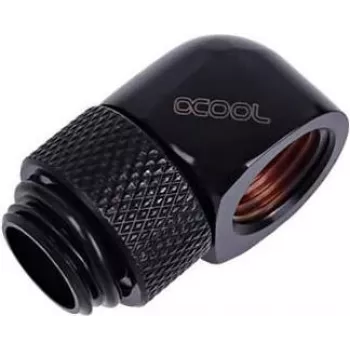 Alphacool Eiszapfen G1/4 cala korek zatrzymujący Deep Black - mosiężny korek zaślepiający z uszczelką EPDM (17217)