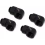 Alphacool HF G1/4 na 13mm (1/2 cala) złączka kablowa, mosiądz, głęboka czerń, 4-pak (17615)
