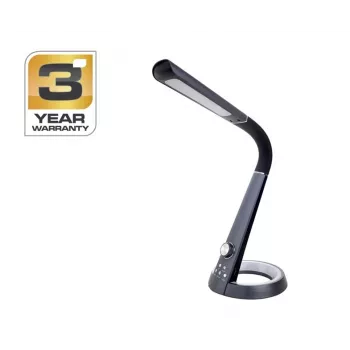 Alto BL1063B Czarna lampka biurkowa LED z dotykowym ściemniaczem i portem USB
