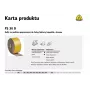 Rolka papieru ściernego z tlenku glinu P40 115mm x 50m PS 30 D