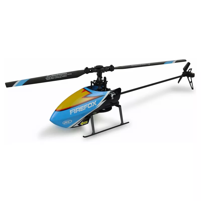 Amewi AFX4 XP Zdalnie Sterowany Helikopter RTF 2.4GHz 6-Kanałowy z 6-osiowym Żyroskopem, Bezszczotkowym Silnikiem Głównym, Utrzymaniem Wysokości, LiPo 7.4V 700mAh, Niebiesko/Czarny