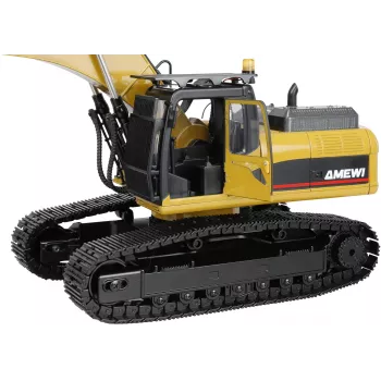 Amewi G705E Metalowa koparka 1:14 RTR Żółta 14+