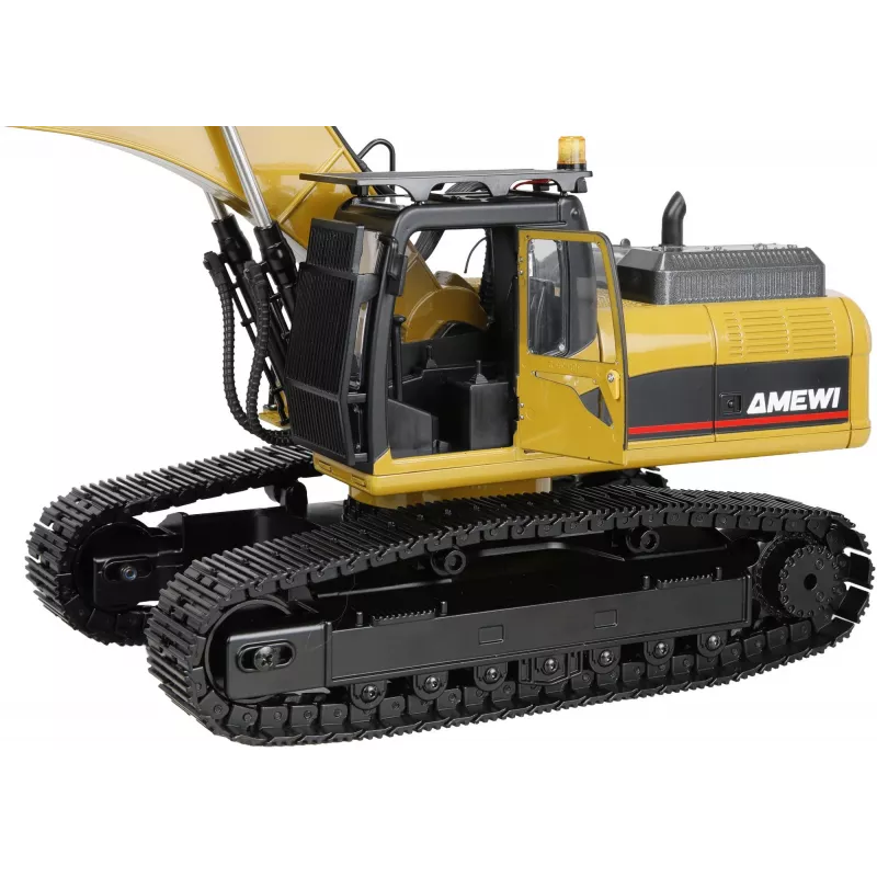 Amewi G705E Metalowa koparka 1:14 RTR Żółta 14+