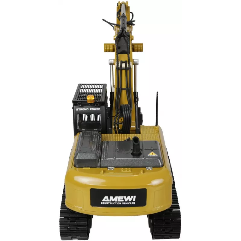 Amewi G705E Metalowa koparka 1:14 RTR Żółta 14+