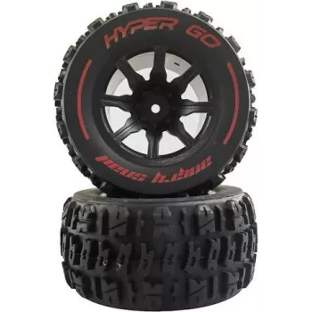 AMEWI Hyper Go 1:14 Truggy Kompletny Zestaw Kół (2 szt., Czarny) 012-14300E1