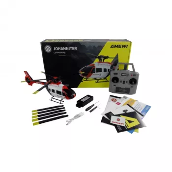 Amewi Johanniter H145 Helicopter Brushless 6-Channel 6G RTF 14+