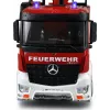 Amewi Mercedes-Benz wóz strażacki z drabiną mechaniczną 1:18 RTR 2.4GHz z armatką wodną
