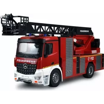 Amewi Mercedes-Benz wóz strażacki z drabiną mechaniczną 1:18 RTR 2.4GHz z armatką wodną