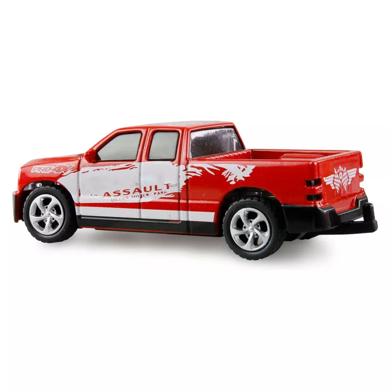 AMEWI RC Pickup Die Cast z Przyczepą dla Koni 1:64 RTR Czerwony (22681)