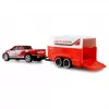 AMEWI RC Pickup Die Cast z Przyczepą dla Koni 1:64 RTR Czerwony (22681)