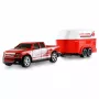 AMEWI RC Pickup Die Cast z Przyczepą dla Koni 1:64 RTR Czerwony (22681)