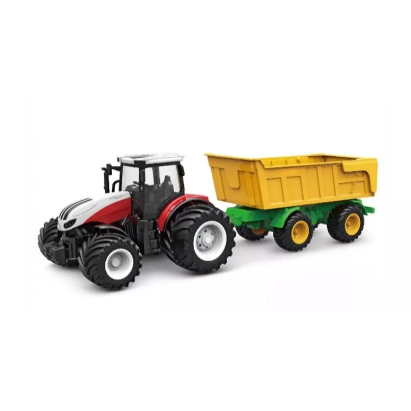 AMEWI Zdalnie sterowany traktor z uchwytem przechylnym 1:24 2,4GHz 6-kanałowy Li-Ion 500mAh