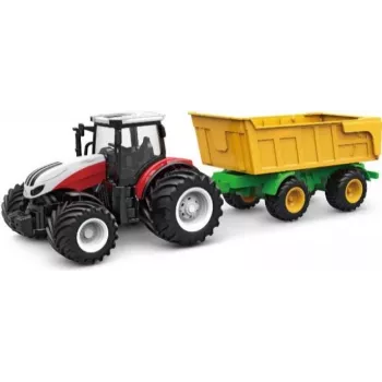 AMEWI Zdalnie sterowany traktor z uchwytem przechylnym 1:24 2,4GHz 6-kanałowy Li-Ion 500mAh