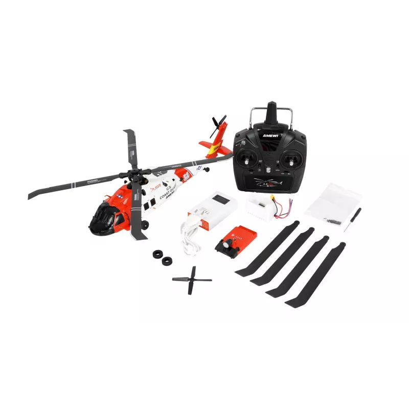 Amewi UH60 Black Hawk Coastguard Helicopter 6G/3D RTF