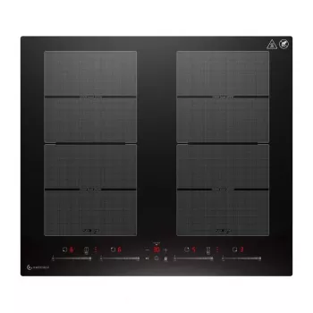 AMZCHEF CE-FS-I74S-FFDD10 4-strefowa płyta indukcyjna z dotykowym sterowaniem, 7200W, czarna