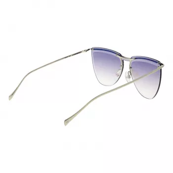 ANA HICKMANN HI3085-13203A Okulary przeciwsłoneczne damskie motylkowe - oprawka brązowa Havana z acetatu, soczewki gradientowe brązowe poliwęglanowe, ochrona UV400