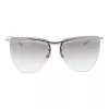 ANA HICKMANN HI3085-13203A Okulary przeciwsłoneczne damskie motylkowe - oprawka brązowa Havana z acetatu, soczewki gradientowe brązowe poliwęglanowe, ochrona UV400
