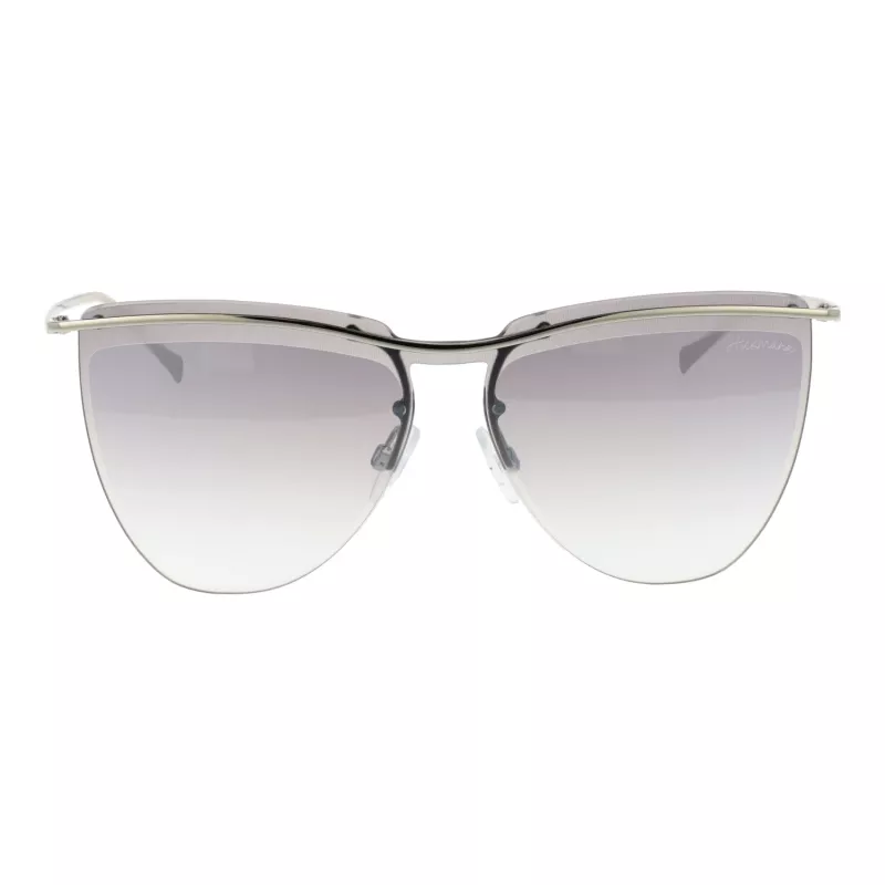 ANA HICKMANN HI3085-13203A Okulary przeciwsłoneczne damskie motylkowe - oprawka brązowa Havana z acetatu, soczewki gradientowe brązowe poliwęglanowe, ochrona UV400