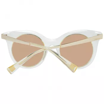ANA HICKMANN HI9063-49T02 Okulary przeciwsłoneczne damskie motylkowe Brązowa Havana oprawka acetatowa Brązowe soczewki gradientowe 49/21/145 mm