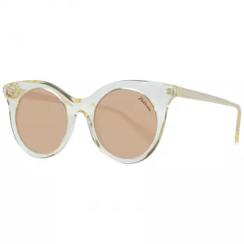 ANA HICKMANN HI9063-49T02 Okulary przeciwsłoneczne damskie motylkowe Brązowa Havana oprawka acetatowa Brązowe soczewki gradientowe 49/21/145 mm