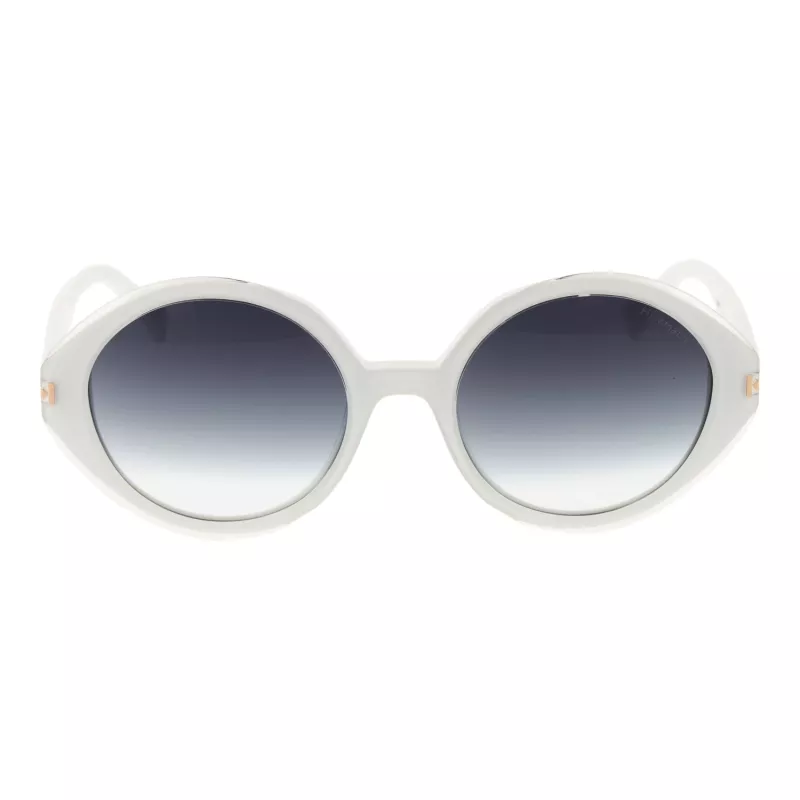 ANA HICKMANN HI9175-51H01 Okulary przeciwsłoneczne damskie w kształcie kociego oka - Havana Tortoise Acetate, soczewki gradientowe szare, 51mm