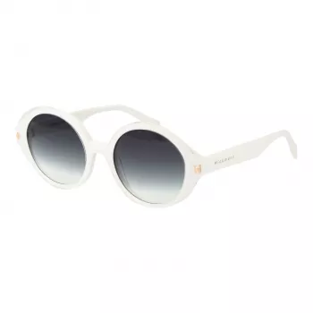 ANA HICKMANN HI9175-51H01 Okulary przeciwsłoneczne damskie w kształcie kociego oka - Havana Tortoise Acetate, soczewki gradientowe szare, 51mm