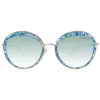 ANA HICKMANN Women HI3052-53E04 Okulary przeciwsłoneczne Brąz Havana Motyl 53 mm