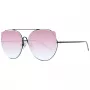 ANA HICKMANN Women HI3068-5809A Okulary przeciwsłoneczne - Brązowa oprawka Havana z acetatu, gradientowe brązowe soczewki poliwęglanowe, ochrona UV400, 58/18/145 mm